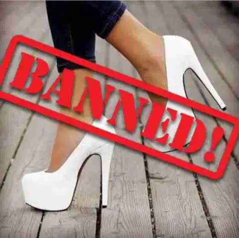 Breaking News: Federal Government Bans High-Heels Shoes (Read Full Details)